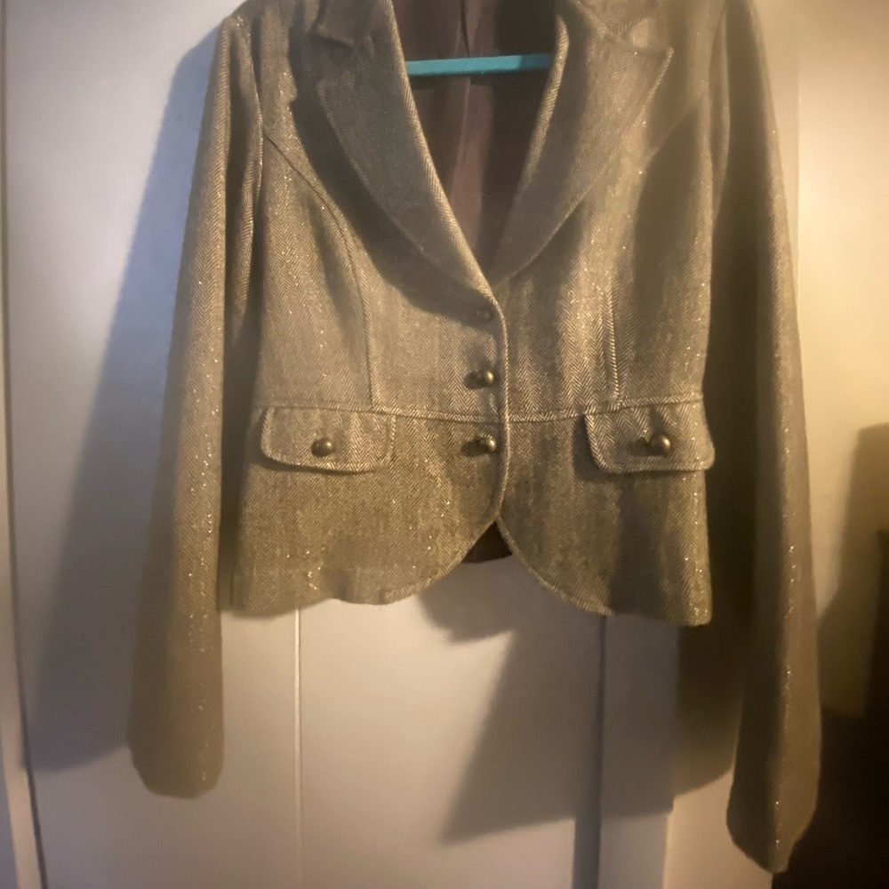 Pre owned women’s Georgiou studio wool pants set size medium